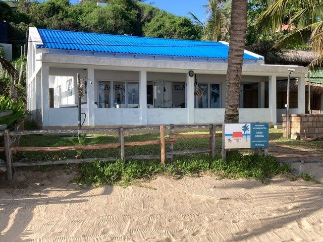 casa Derika from the beach
